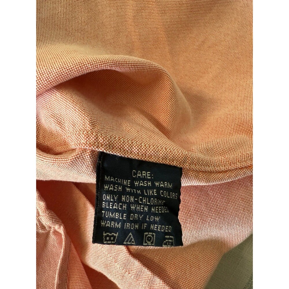 Polo Ralph Lauren Slim Fit Pink Salmon Long Sleeves Button Down Shirt Size 4 - Picture 7 of 7